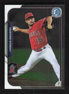 Huston Street  2015 Bowman Chrome   Los Angeles Angels #123
