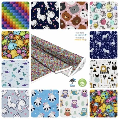 Polsterstoff-Bedruckter Meterware Wasserdicht Outdoorstoff Oeko-Tex - Kinder 3 - Bild 1 von 4