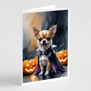 Chihuahua Welpe Halloween Grußkarten Umschläge 8er Pack DAC8410GCA7P - Bild 1 von 3