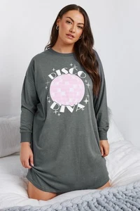 Yours Curve Women's Plus Size 'Disco Diva' Nightdress - Picture 1 of 7