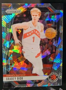 2024-25 Panini Prizm - Gradey Dick #205 Ice Silver Prizm Toronto Raptors - Picture 1 of 2