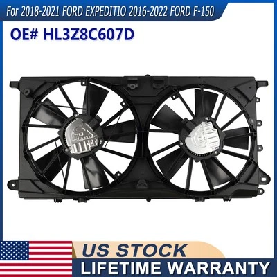 OEM Engine Radiator Cooling Fan for 2016-22 Ford F-150 2018-2021 Ford Expedition Foto 1 de 4