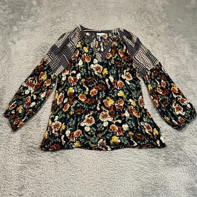 Blusa túnica boho floral Jodifl para mujer M blusa campesina popover manga larga Foto 1 de 4