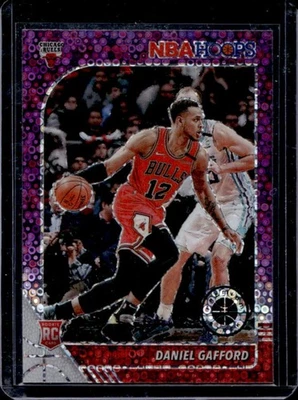 2019-20 Panini Hoops Premium Stock Daniel Gafford RC Prizms Purple Disco #243 - Image 1 of 2