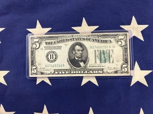 1928 A $5 Federal Reserve Note Dallas - Picture 1 of 2