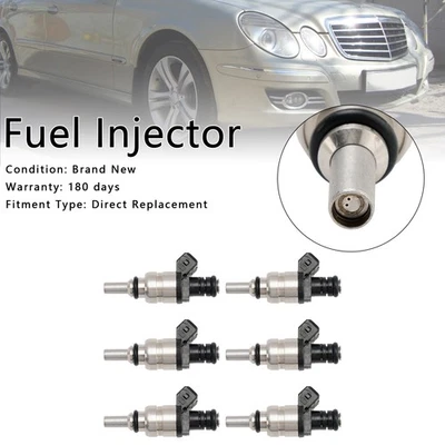 6PCS Fuel Injector 13537546244 Fit BMW 325xi 325i 320i 325Ci 525i 2001-2005 US Foto 1 de 4
