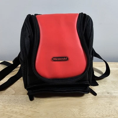 Mini Mochila Oficial Nintendo Gameboy / DS Juego Viaje Estuche de Transporte Bolsa Roja Foto 1 de 4