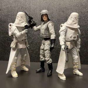 Figuras Star Wars ESB Legacy Attack on Hoth AT-ST Driver Commander Snowtrooper - Imagen 1 de 20