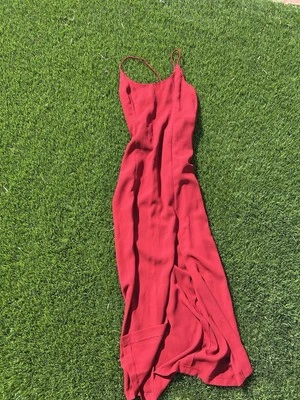 Vestido de graduación formal con cordones talla mediana Rampage  Foto 1 de 3