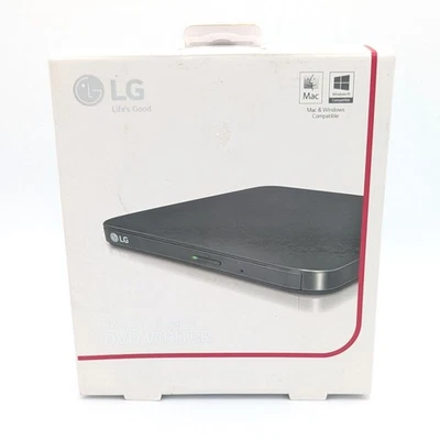 LG SP80NB80 Ultra Slim Portable External Drive DVD Writer & Playback Mac/PC - Image 1 of 3
