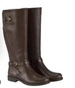 Baretraps Cassidy Botas de Equitación Altas Marrón Imitación Cuero Talla 10 Ecuestre NUEVAS - Imagen 1 de 11