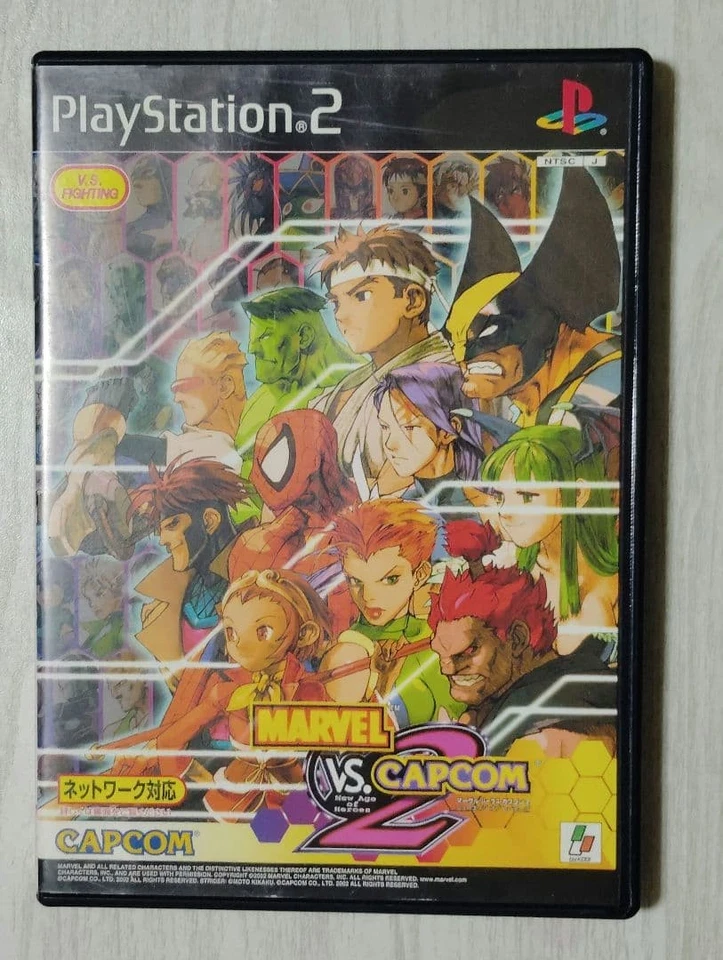 Marvel vs Capcom 2 PS2 Fighting Game Online Compatible Used Japan OOG - Image 1 of 4
