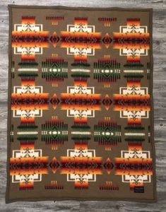 PENDLETON Wool Blanket Chief Joseph Cliff Blanket Beaver State Made In USA - Picture 1 of 11