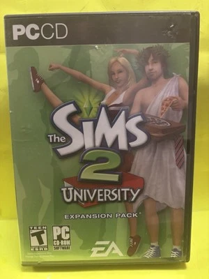 Sims 2 University Expansion Pack PC CD-ROM Complete Mint Discs Free Shipping - Image 1 of 3