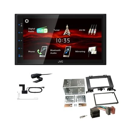JVC KW-M180DBT 2DIN DAB+ Autoradio für Mercedes Benz Sprinter ISO - Bild 1 von 4