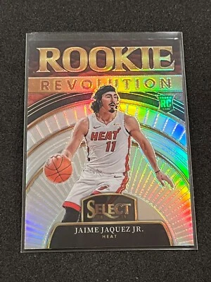 2023-24 Panini Select Jaime Jaquez Jr Rookie Revolution Silver Prizm #23 - Heat - Image 1 of 2