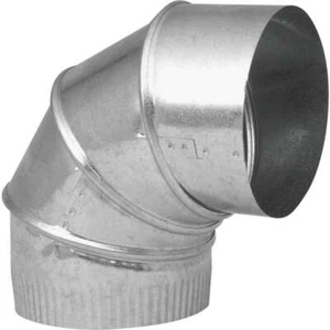 (1)-Imperial Galvanized 8" 90 Degree 26 Ga Adjustable Stove Pipe Elbow GV0302-C - Picture 1 of 1