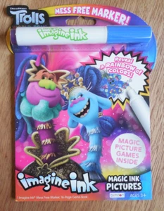 NEW Dreamworks Trolls World Tour Imagine Ink Magic Pictures Activity Book Age 3+ - Picture 1 of 4