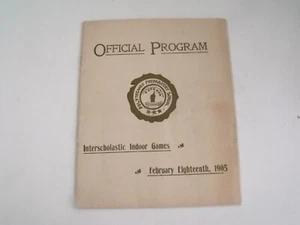 Rare Poly Prep Interscholastic Indoor Games Program - Feb. 1905 - Picture 1 of 11