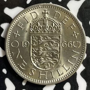 1966 Great Britain 1 Shilling Lot#E3172 High Grade! Beautiful! - Picture 1 of 2