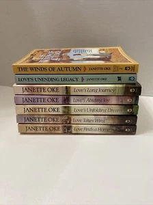 9mJanette Oke Books Lot Of 7 Love Softly Christian Inspirational Romance Novels - Bild 1 von 18
