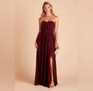 Birdy Grey GRACE CONVERTIBLE DRESS CHIFFON CABERNET LARGE NEW NWT  BRIDESMAID - Picture 1 of 3
