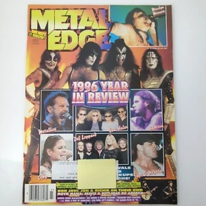Metal Edge March 1997 KISS Centerfold Marilyn Manson Dee Snider Sammy Hagar - Picture 1 of 11