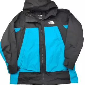North Face Men 2XL XXL Black Blue Balfron Snowboard Dryvent Outdoor Hood READ - Picture 1 of 15
