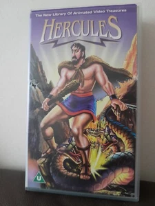 Hercules VHS 📼 PAL UK 1996 Anchor Bay New Library of Animated Video Treasures - Picture 1 of 3