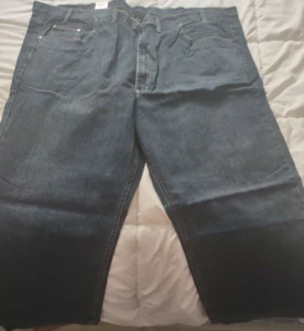 52 X 32 Full Blue Men's Jeans-Brand New-SHIPS N 24 HOURS - Picture 1 of 6