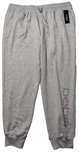 BEBE SPORT Nailhead Jogginghose Damen Übergröße 3X meliert grau NEU - Bild 1 von 16