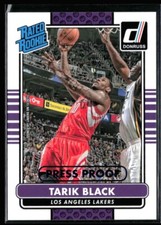Tarik Black 2014-15 Panini Donruss Blue Press Proof /99 #235 Los Angeles Lakers