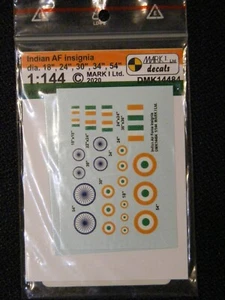 Mark 1 1/144 Scale India Air Force Insignia Decals - Bild 1 von 1