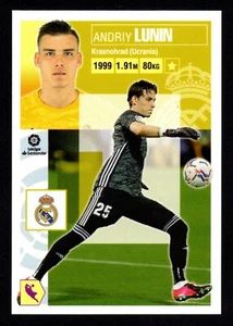 LUNIN #3 REAL MADRID CROMO LA LIGA SANTANDER 2020-21 ESTE PANINI - Imagen 1 de 2