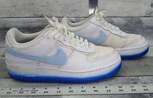Nike Air Force 1 Shadow White Blue FJ4567-100 Shoes Women’s 8.5 US 3020 - Picture 1 of 9
