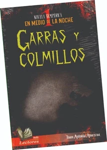 LIBRO  DE TERROR "EN MEDIO DE LA NOCHE: GARRAS Y COLMILLOS", EN ESPAÑOL - Picture 1 of 2