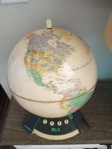 GeoSafari World ExploraToy Electronic Talking Globe 6490 Geography Game School - Picture 1 of 7