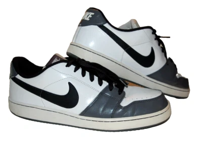 Nike Backboard Low Mens Size 12 White/Black/Gray Retro Vintage 378336-129 - Image 1 of 4