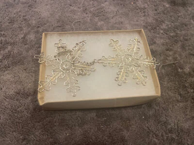 银雪花摆件手工制作约旦河西岸一万个村庄圣诞节 — 第 1/4 张图片