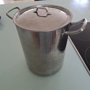 Spargeltopf Kochtopf Gartopf mit Siebeinsatz für Gemüse Nudeln Spaghetti Inox - Bild 1 von 4