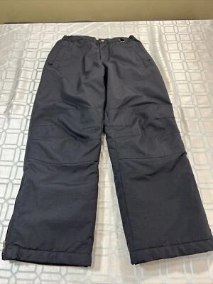 Land’s End Kids Youth Snow Pants Black Warm Knee Reinforced Grow A Long Size 10H - Image 1 of 4