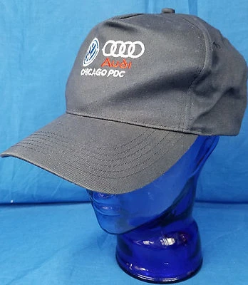 Chicago Audi PDC Car Dealer Workshop Navy Blue Cap Hat Adjustable Snapback Used - Image 1 of 4