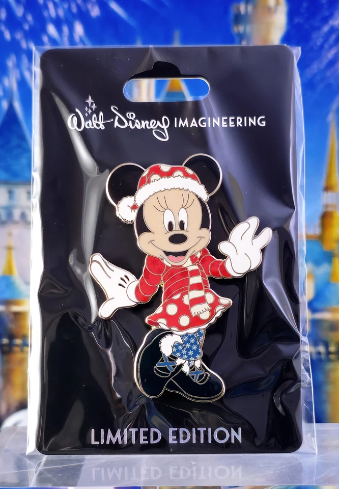 Disney WDI Pin - Christmas Holiday 2021 Minnie Mouse LE 250 - Image 1 of 1