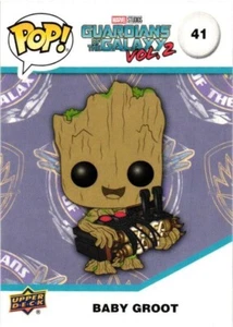 BABY GROOT GUARDIANS GALAXY #41 2023 UD Marvel FUNKO Trading Collectible Card - Picture 1 of 2