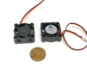 2 Pieces 12v fan 25mm x 10mm 2510 computer cooling 2pin mini C7 - Picture 1 of 3