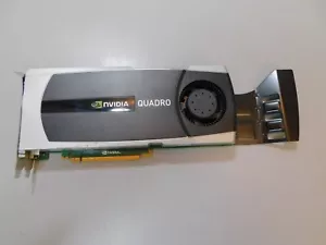 Dell NVIDIA Quadro 5000 2.5GB GDDR5 PCI-E 2.0 x16 Video Card 0YMYKM W/BRACKET - Picture 1 of 4