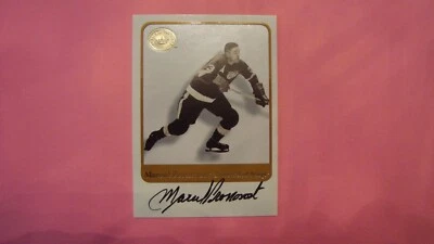 2001/02 Fleer Greats of the Game Marcel Pronovost Autograph Detroit Red Wings - Image 1 of 4