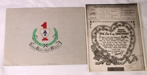 1944 WWII 26TH INFANTRY REGIMENT US ARMY CHRISTMAS CARD FROM GERMANY ETO - Picture 1 of 3