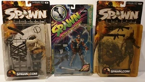 SPAWN : CLOWN III, AL SIMMONS & NUCLEAR SPAWN CARDED ACTION FIGURES SET - Picture 1 of 12