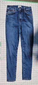 Citizens of Humanity "Rocket Ankle" Mid-Rise Skinny Denim Blue Jeans-Size 25 - Picture 1 of 7